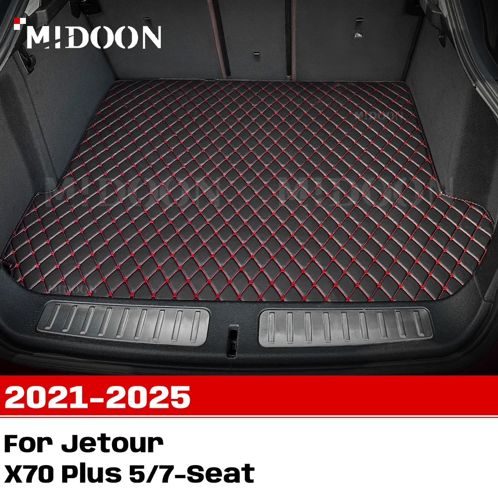 

Для Jetour X70 Plus 5/7-Seat 2021-2025 изготовленный на заказ коврик в багажник автомобиля, антигрязная накладка, защитный коврик, грузовая подкладка, автомобильные аксессуары для интерьера