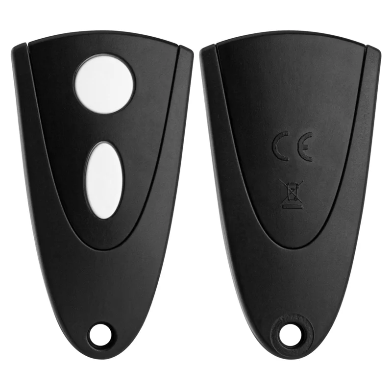 HFES 433Mhzガレージドアオープナー Novoferm Tormatic Novotron 502 MAX43-2 / 512 MIX43-2用 リモートコントロール 2個パック (ホワイトキー)