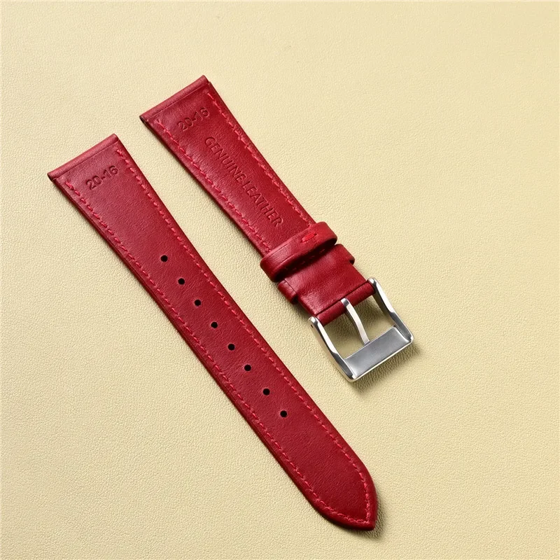 Cxd NEUESTE 20/22/24mm Öl Wachs Vintage Echtes Leder Armband Männer Frauen Weiche Dünne Rindsleder Armband für Seiko Omega Uhr Armband