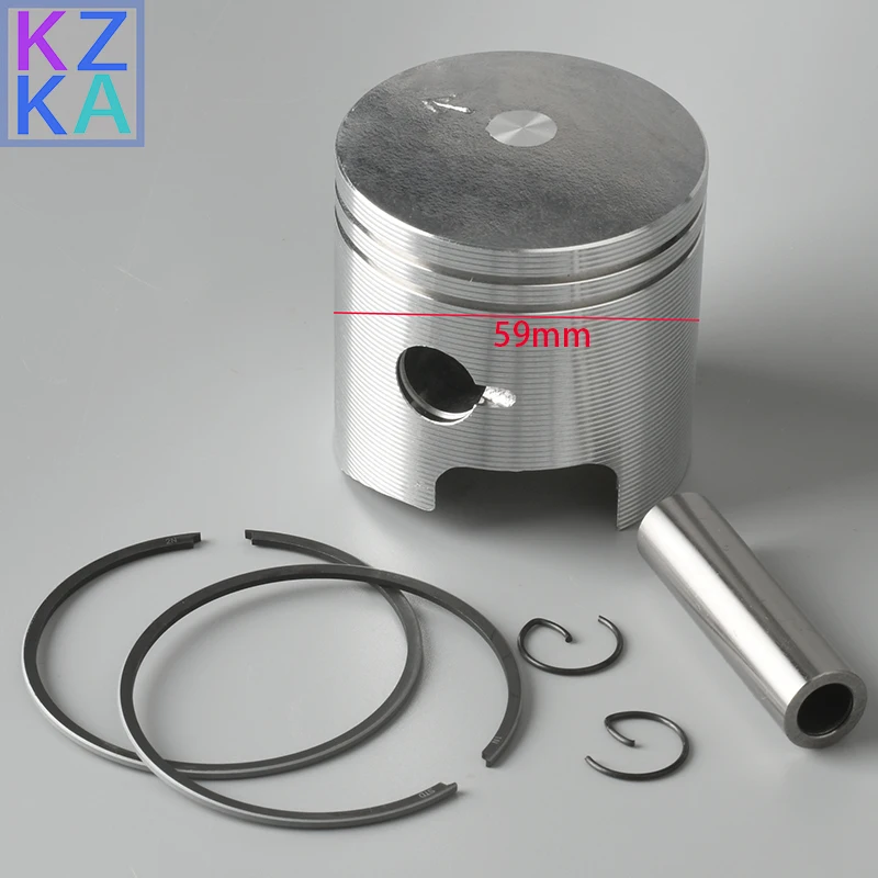 

12110-93120 Piston Kit Std With Rings Replace for Suzuki Outboard Engine 9.9HP 15HP DT9.9 DT15 12110-93120-000 59MM