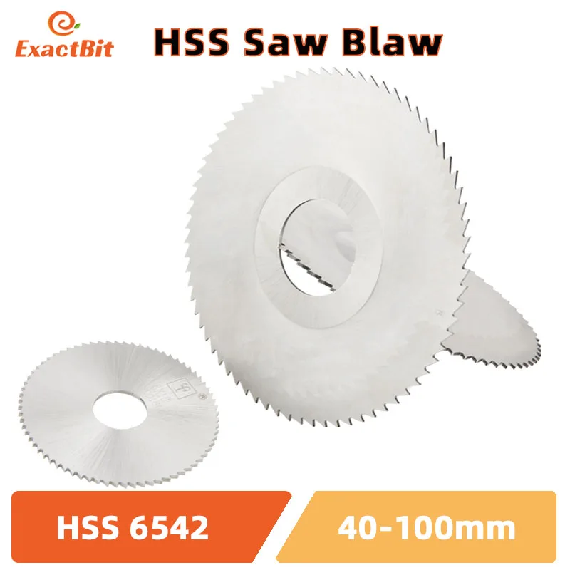 

ExactBit HSS Milling Circular Saw Blade 40mm/50mm/60mm/63mm/75mm/80mm/100mm/125mm Circular Saw Slotting Cutter