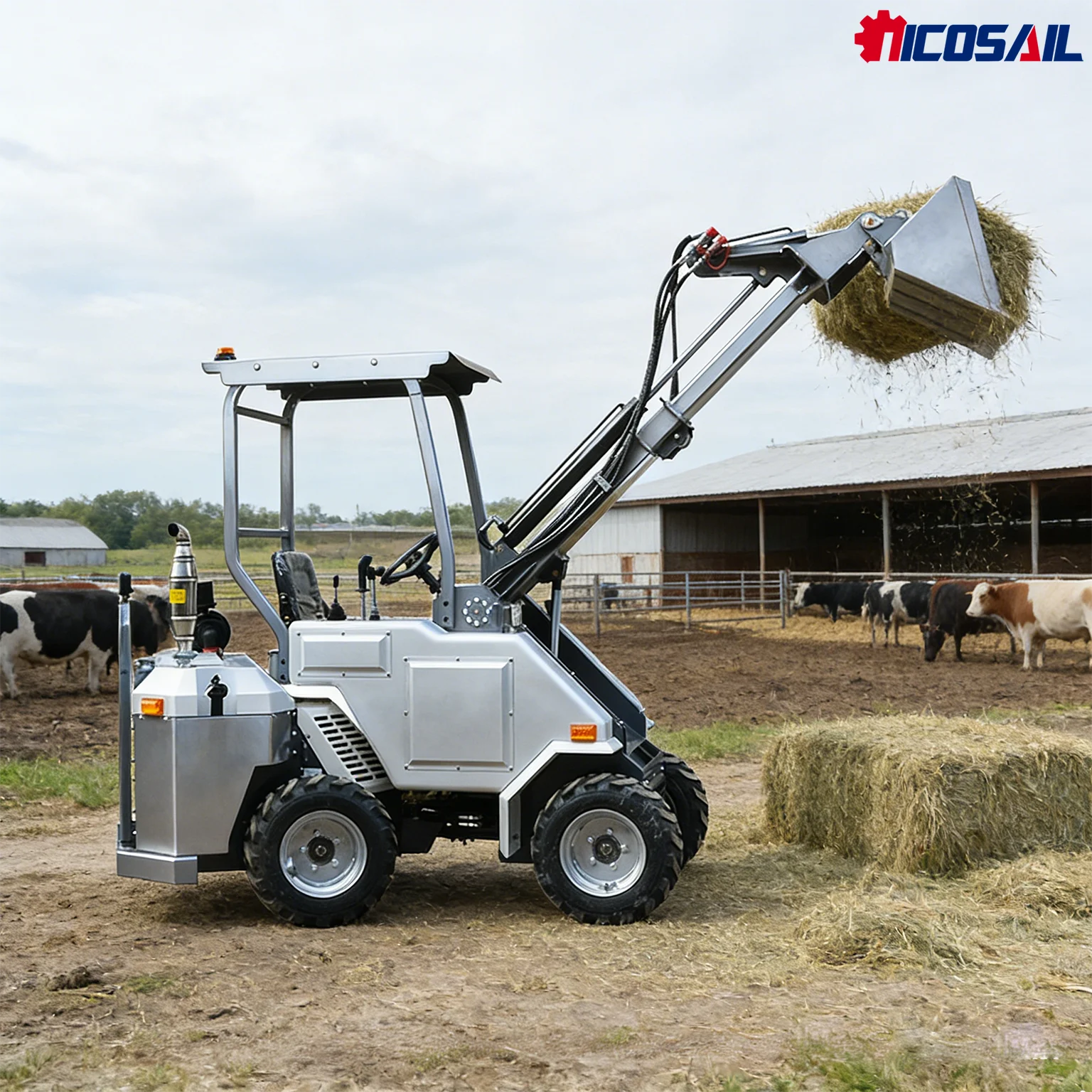 

2 Ton Compact Telescopic Loader CE Certified Small Telehandler for Contractor Rental Business