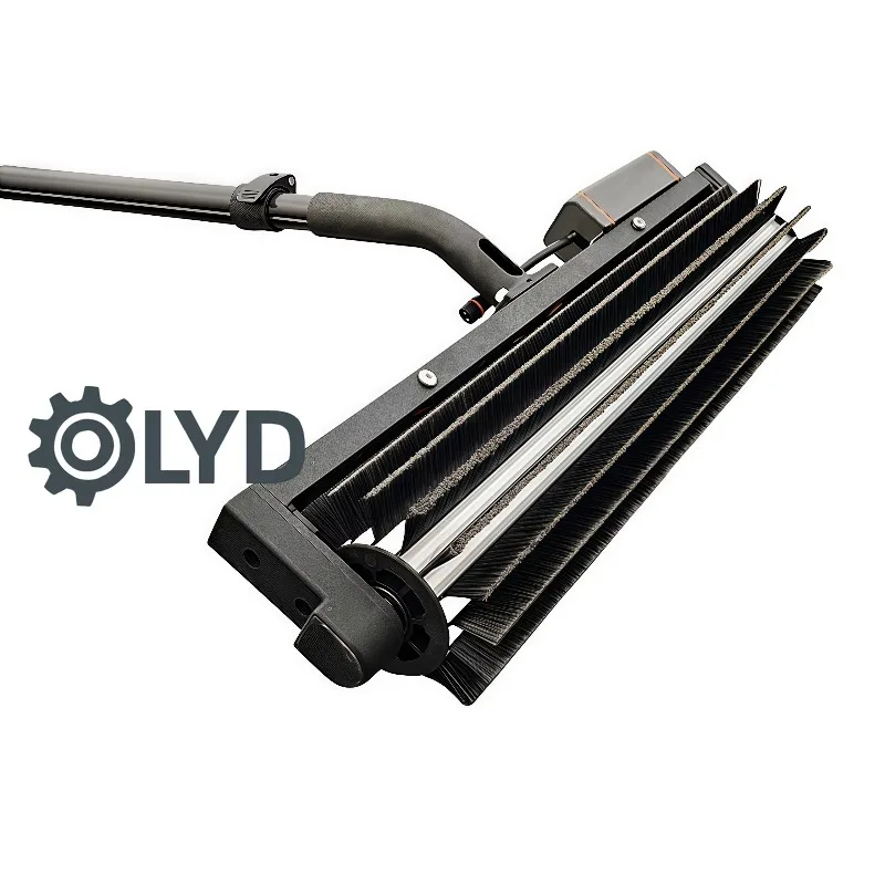 Industrial Electric Garden Tool Exterior Wall Cleaner Solar Panel Brush for Bird Dropping Moss Removal