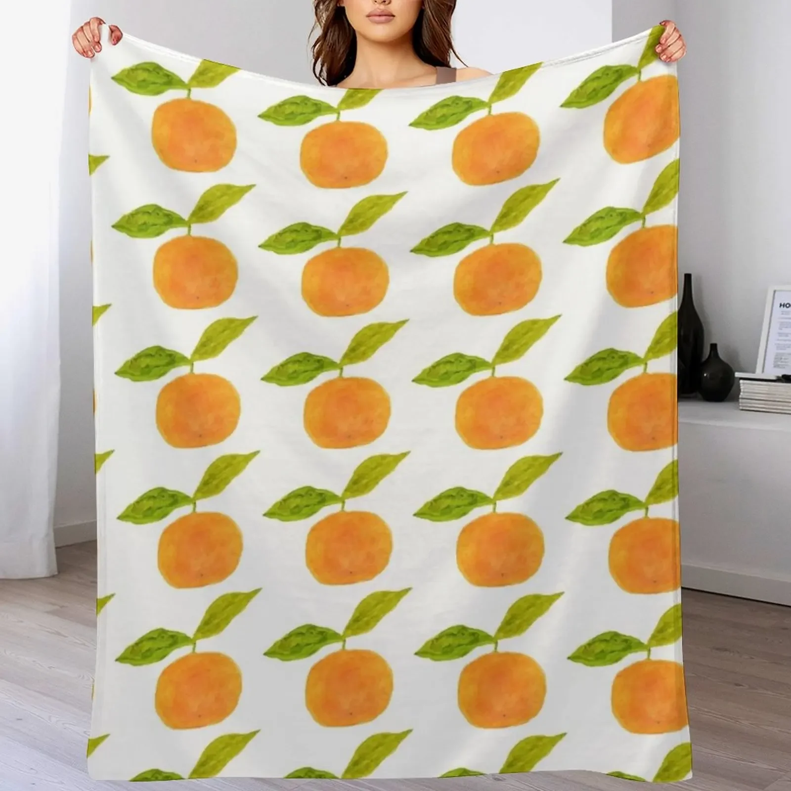 

Clementine Throw Blanket Cozy Sofa Blanket for TV Watching Napping