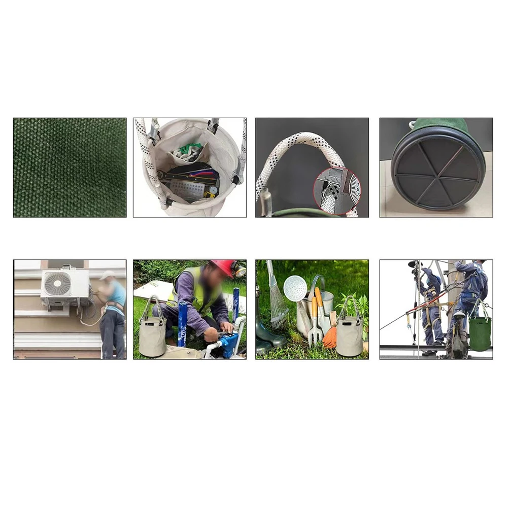 Comfortable Transport Tool Bag Electrician Tool Bag About 40*30 Cm H*D Canvas Utility Bucket Leak Resistant Features