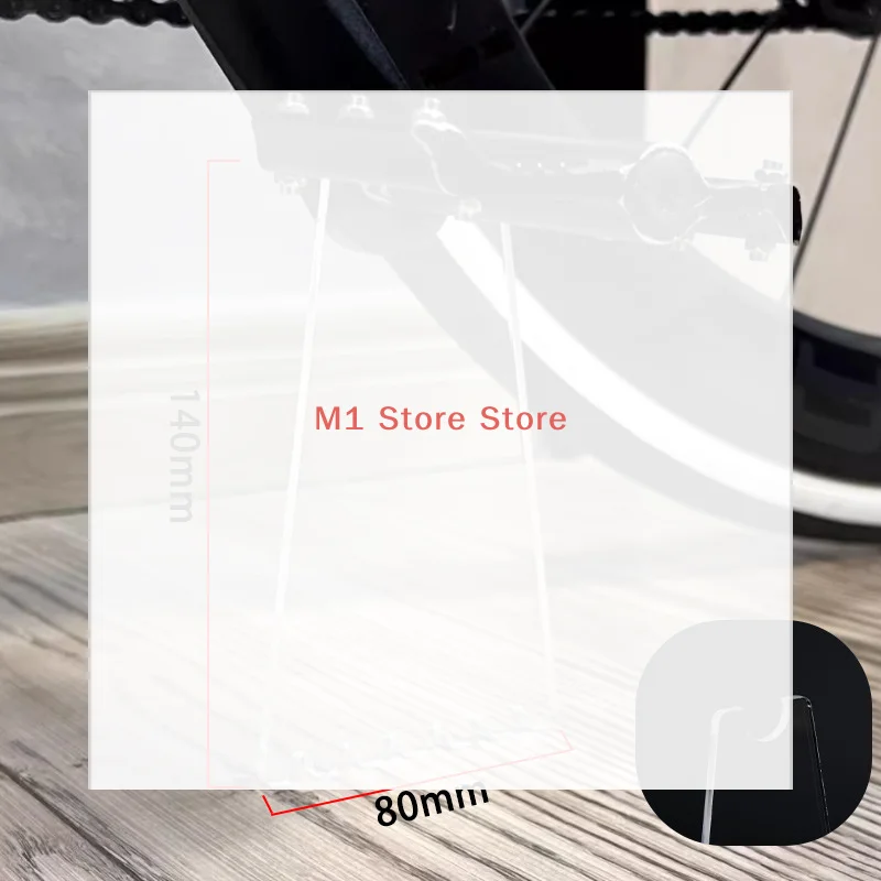 

Transparent Acrylic Bike Kickstand Portable Foot Support For Mountain Road Bike Kickstand Non-slip Bike Stand Cycling Parts