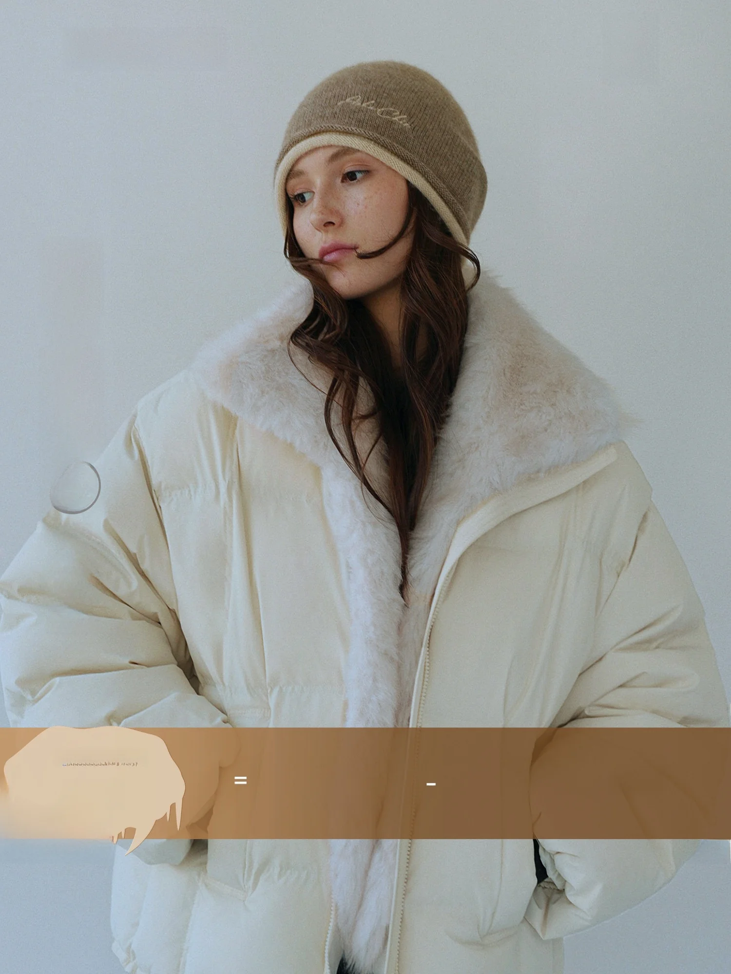 

AZHU Women's Thiened Durable down Jaet Quilted Flap Collar Removable Fur Trim Winter Coat Sli Commute Windproof