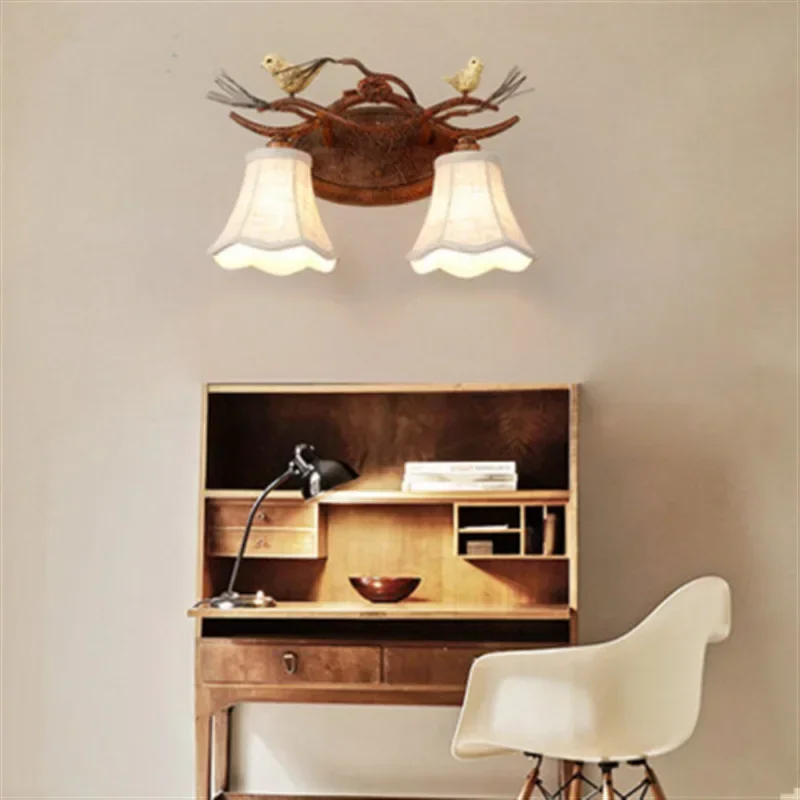 GISELLE Modern Retro Wall Sconce Lamp LED Creative Bird Decor Mirror Light For Home Living Bedroom Bedside Corridor