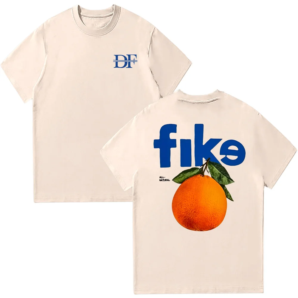 Dominic Fike Orange T-shirt Dominic Fike Merch Women Men Fashion Casual Cotton Short Sleeve Tee Trendy Creative Graphic T Shirts