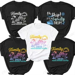 Aw Ship Family Trip 2025 Making Memories Together Shirt, Family Matching Vacation Tees, Cruise Family 2025 Vacation T-shirts