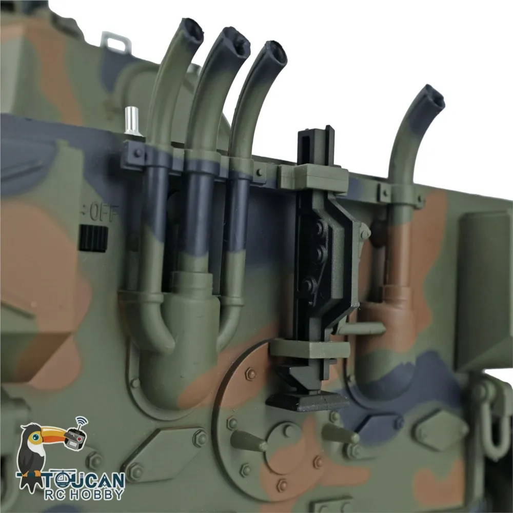 Czołg RC Heng Long w skali 1/16, wersja tuningowana 7.0 Panther RTR 3819, metalowe gąsienice i koła, zabawki RC, model, prezenty, TH17291