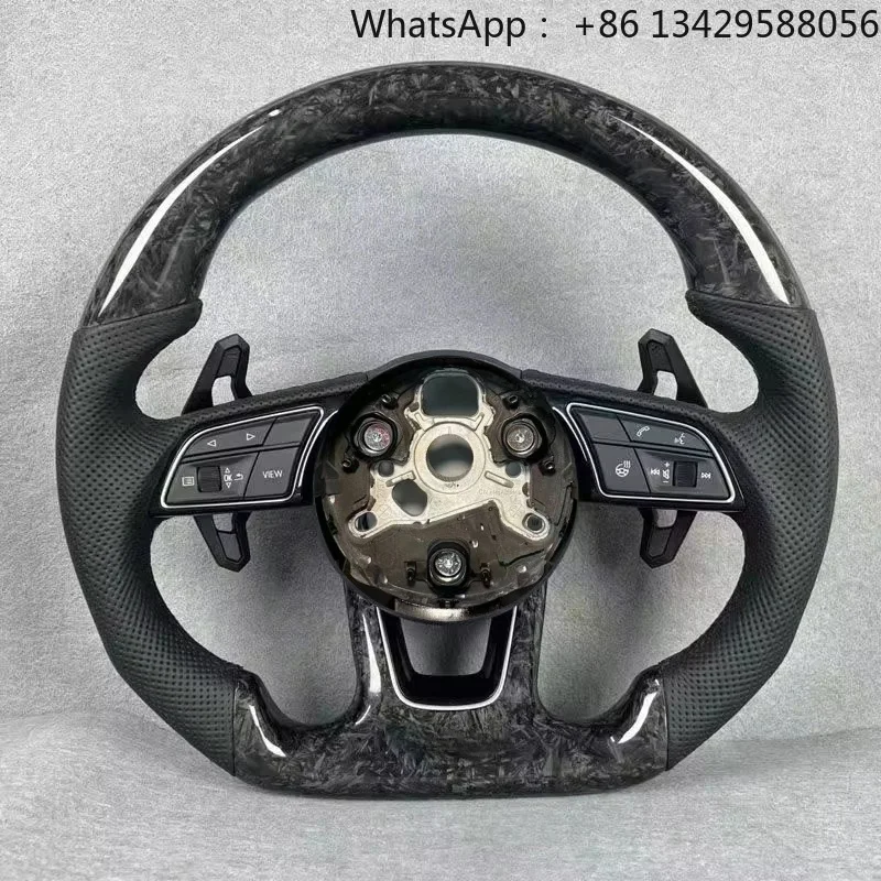 Upgraded Forged Carbon Shift Steering Wheel for Audi B9 A3 A4 A5 S4 S5 A6 Q7 TT R8 S6 A8 Q5 S3 B8 RS5 RS3 RS4 RS7 Sport