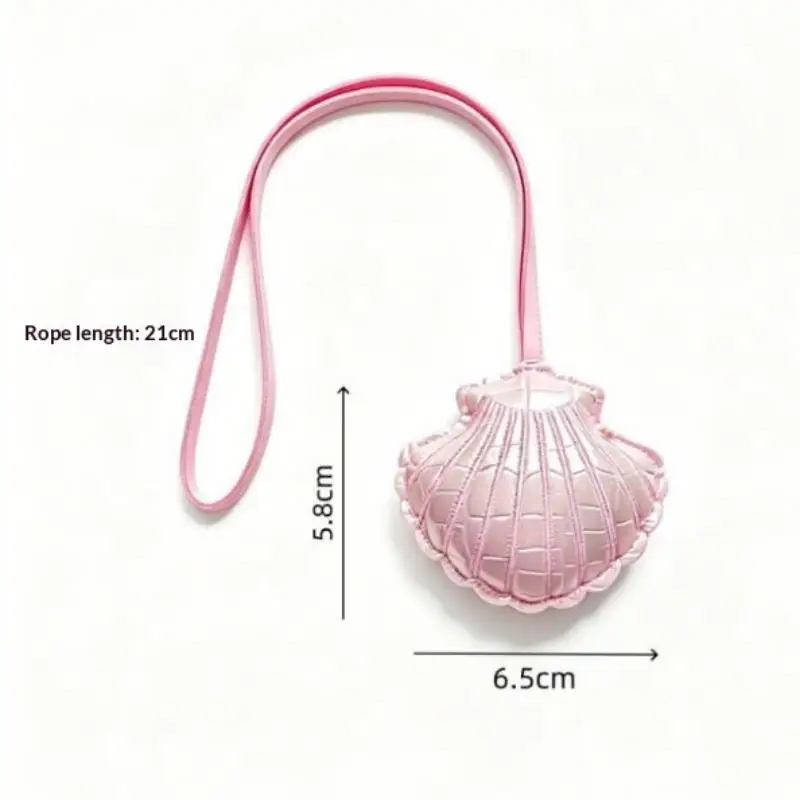 Sommerliche Hängedekoration Muschel-Schlüsselanhänger für Frauen und Mädchen, Schlüsselring-Anhänger zur Handtaschendekoration, DIY-Schmuckgeschenke – Detail 6
