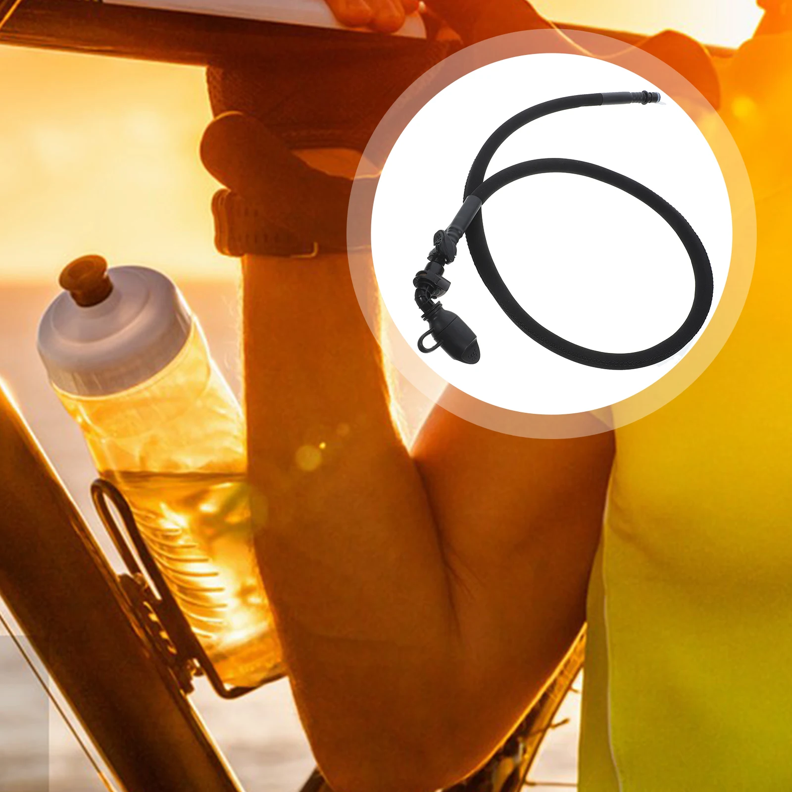 

Hydration System Drink Tube TPU Sillicone Insulated Replacement 50Celsius Thickening Bladder Straw Camping Hiking