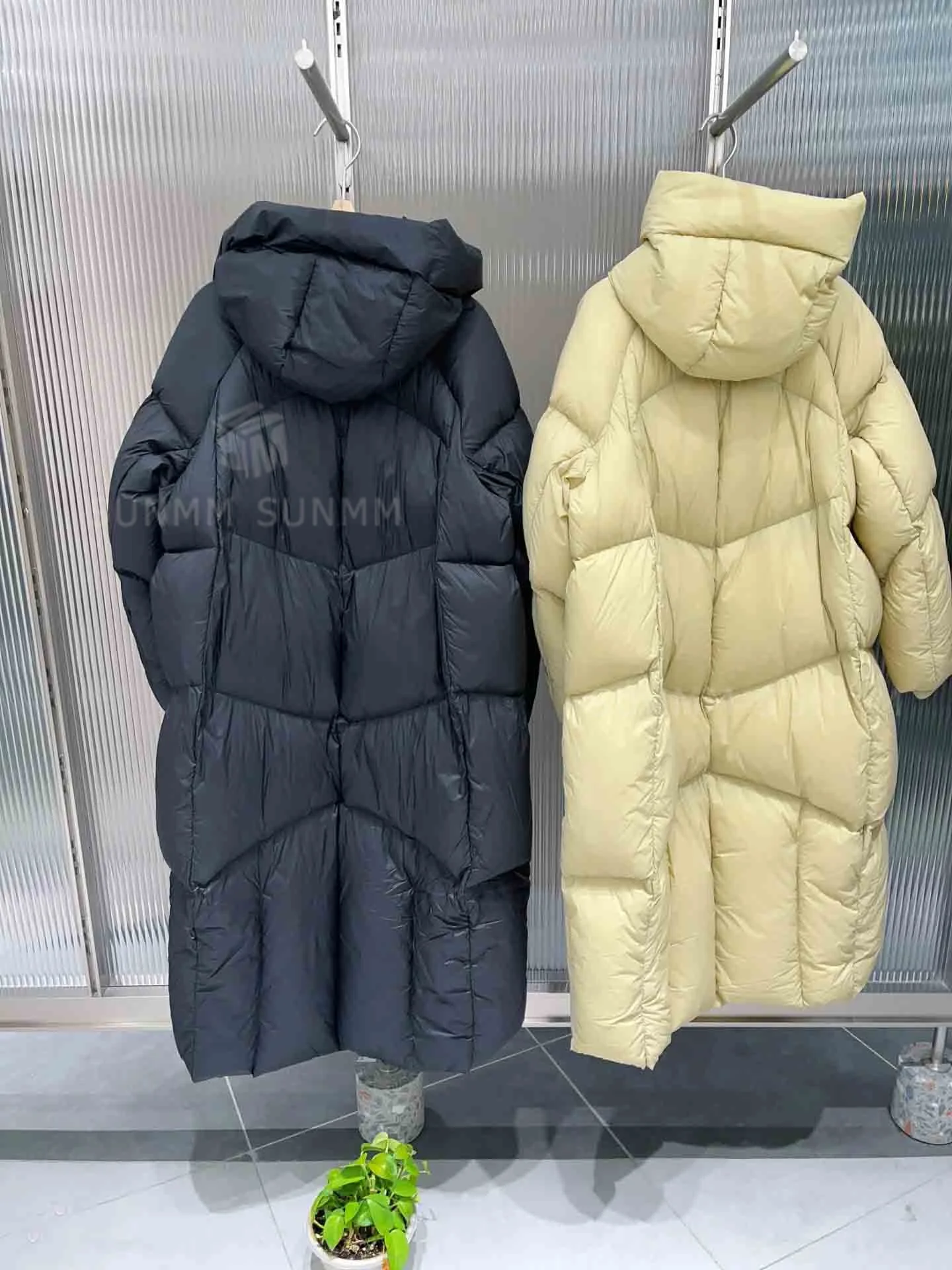 Winter Feste Lange Mit Kapuze Unten Jacke Weibliche Dicke Warme Outdoor Parka Outwear Frauen Weiße Ente Unten Lose Knie Länge Unten Jacke