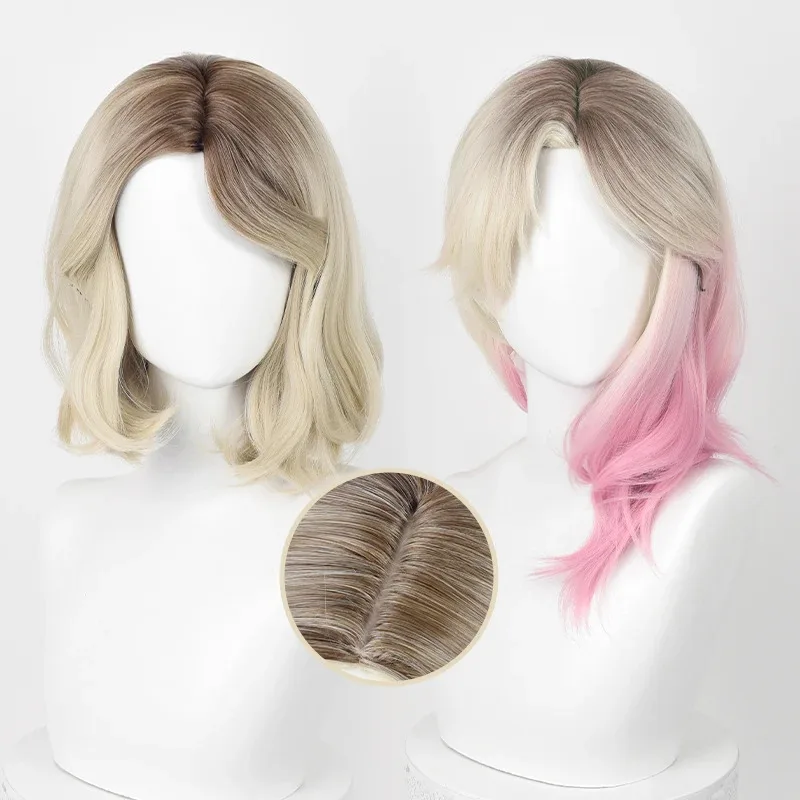 2025 11 그웬 코스프레 가발 35cm/45cm 짧은 그웬돌린 맥신 스테이시 내열성 합성 가발