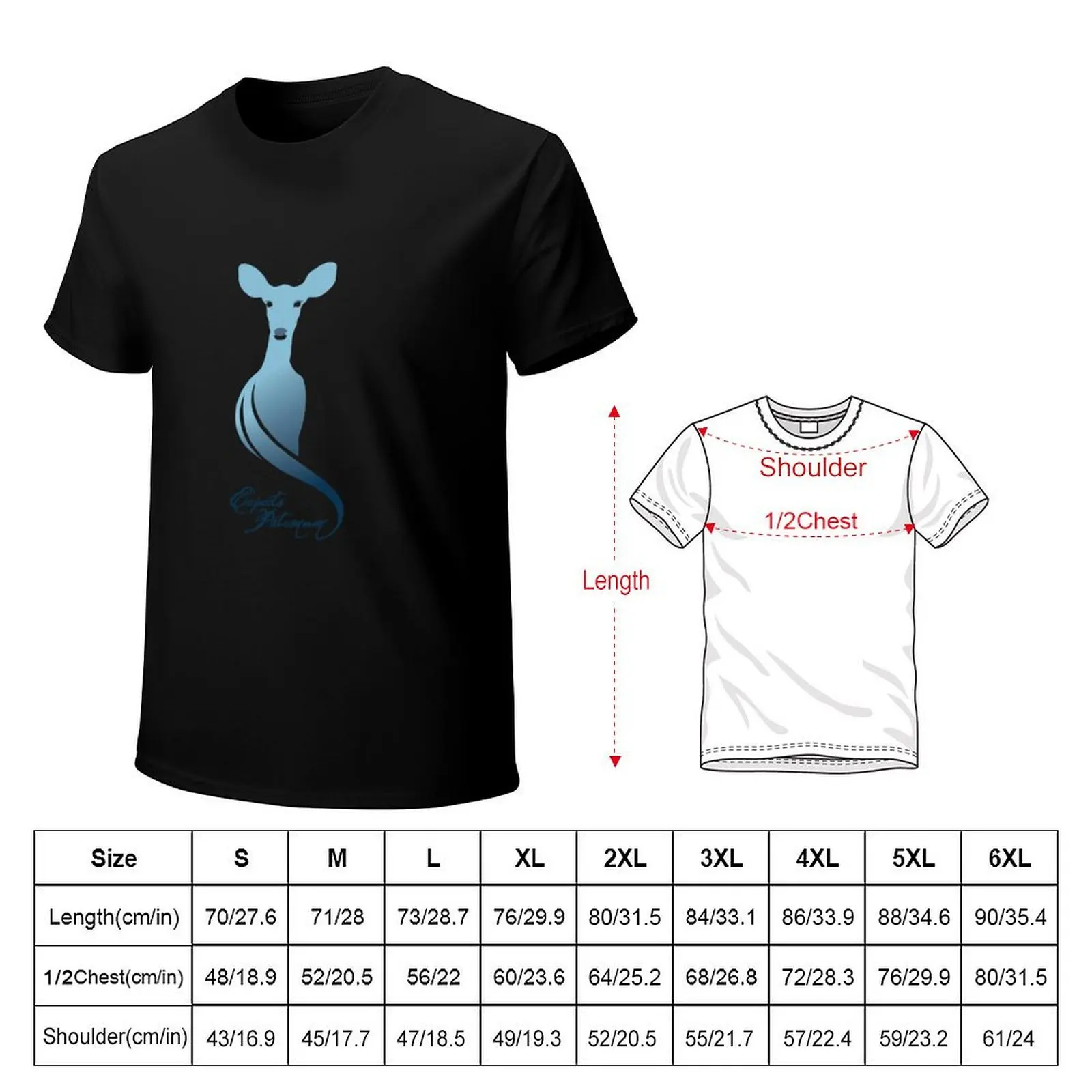 Expecto Patronum! (Doe) T-Shirt Comfortable Basic Crew Neck Tee