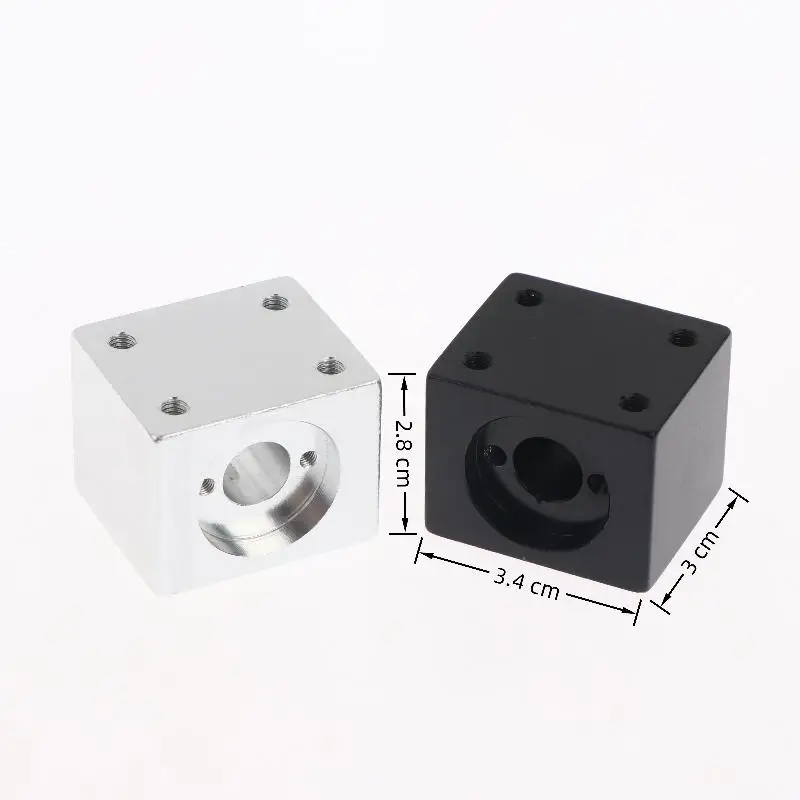 T8 Screw Nut Housing Bracket For 8mm T8 Trapezoidal Lead Screw Nut Converter Nut Seat Aluminum Block 3D Printer Parts