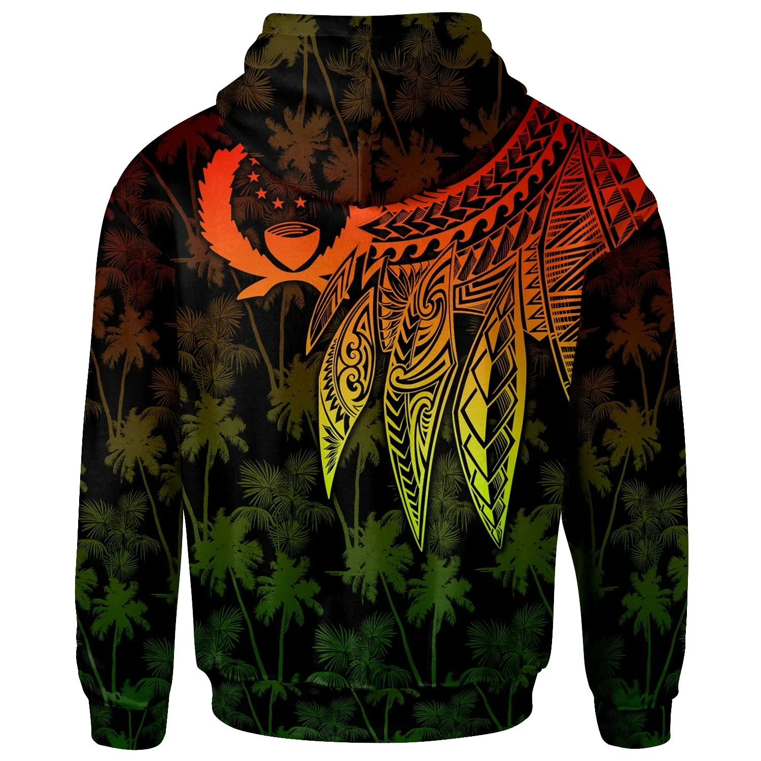 PLstar Cosmos Pohnpei Culture Tribe Tattoo Personalised 3D Printed Men's Hoodie Unisex Casual Pullover sudadera hombre ADW822