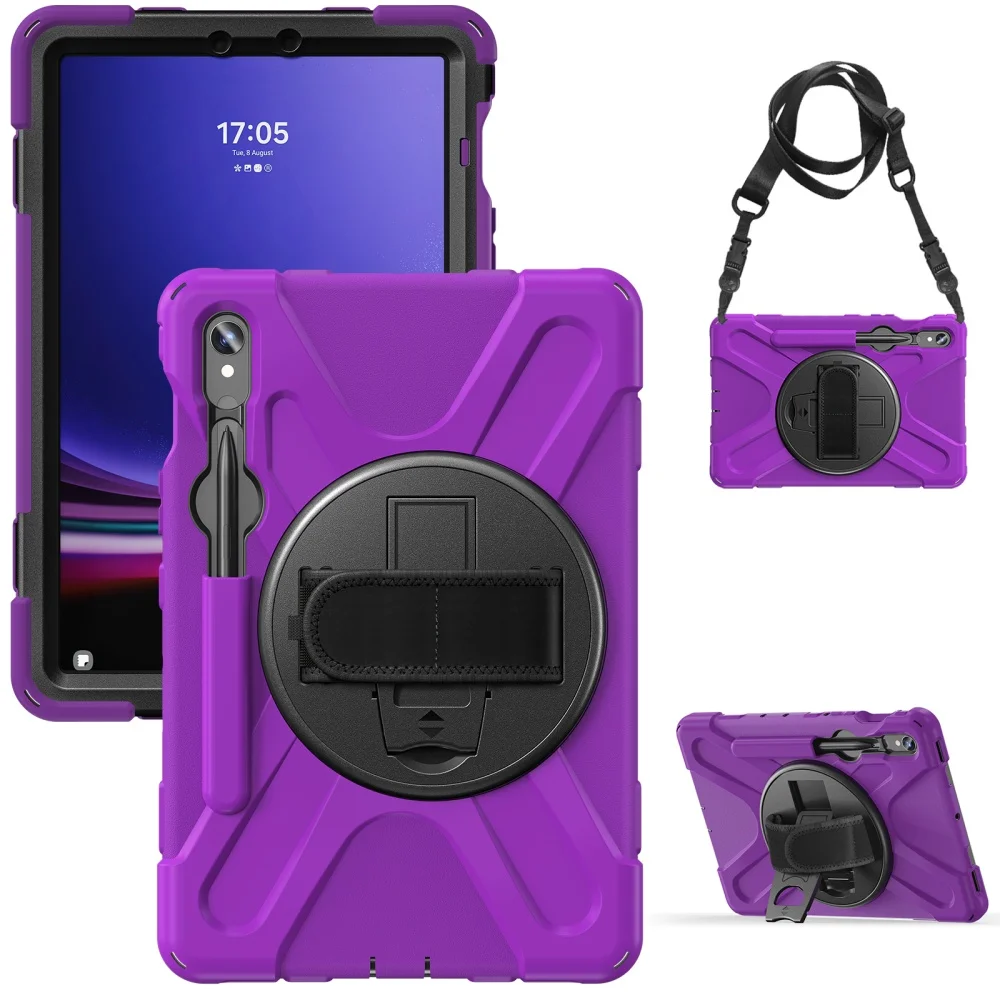 For Samsung Galaxy Tab S10 Lite 10.9 SM-X400 X406B Kids Shockproof Tablet Cover for Tab S10 Lite S9 FE 10.9" 11" Shoulder Strap