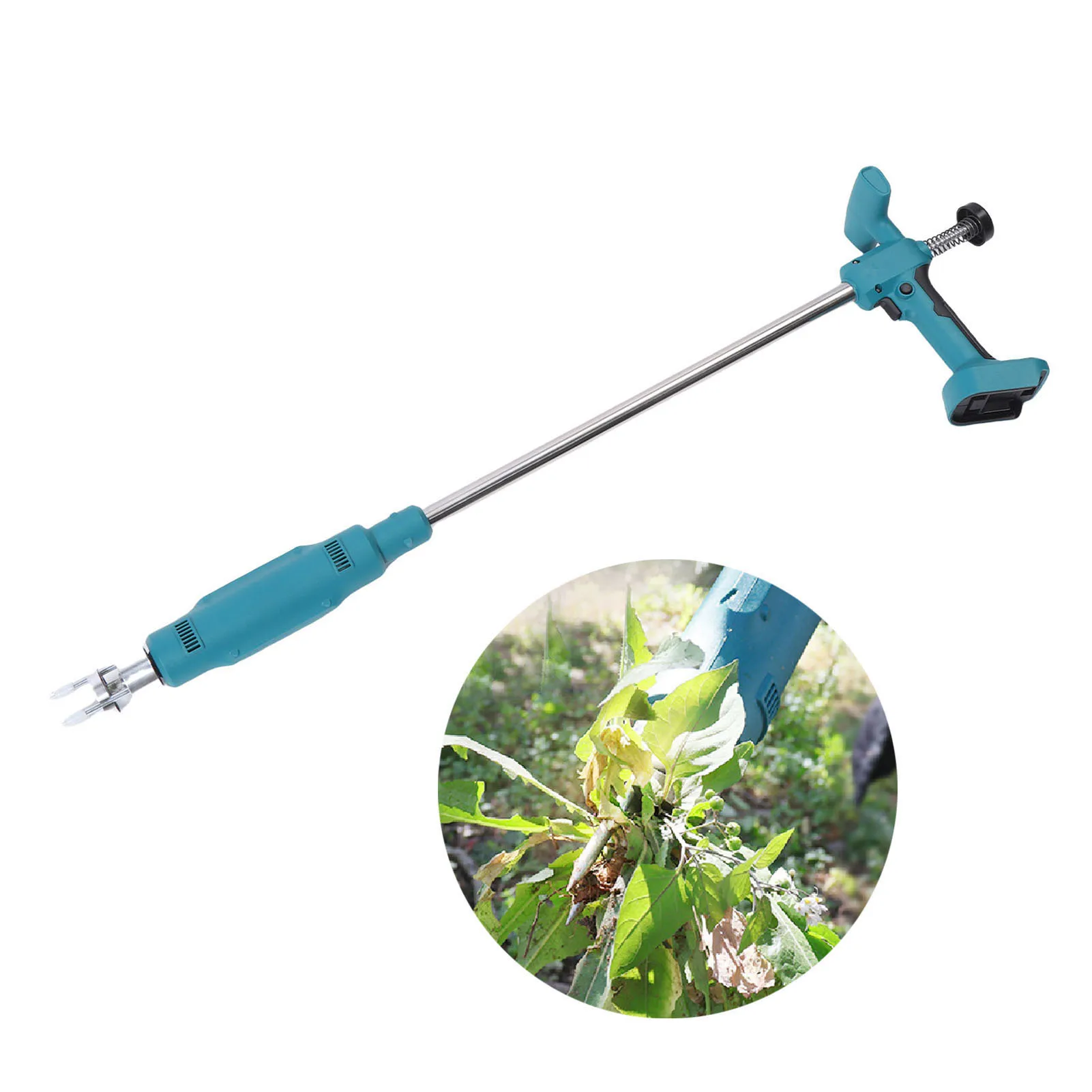 

Electric Weed Puller High Torsion Motor Multifunctional Battery Powered Weed Root Pulling Tool Ergonomic Design Safe for Yard