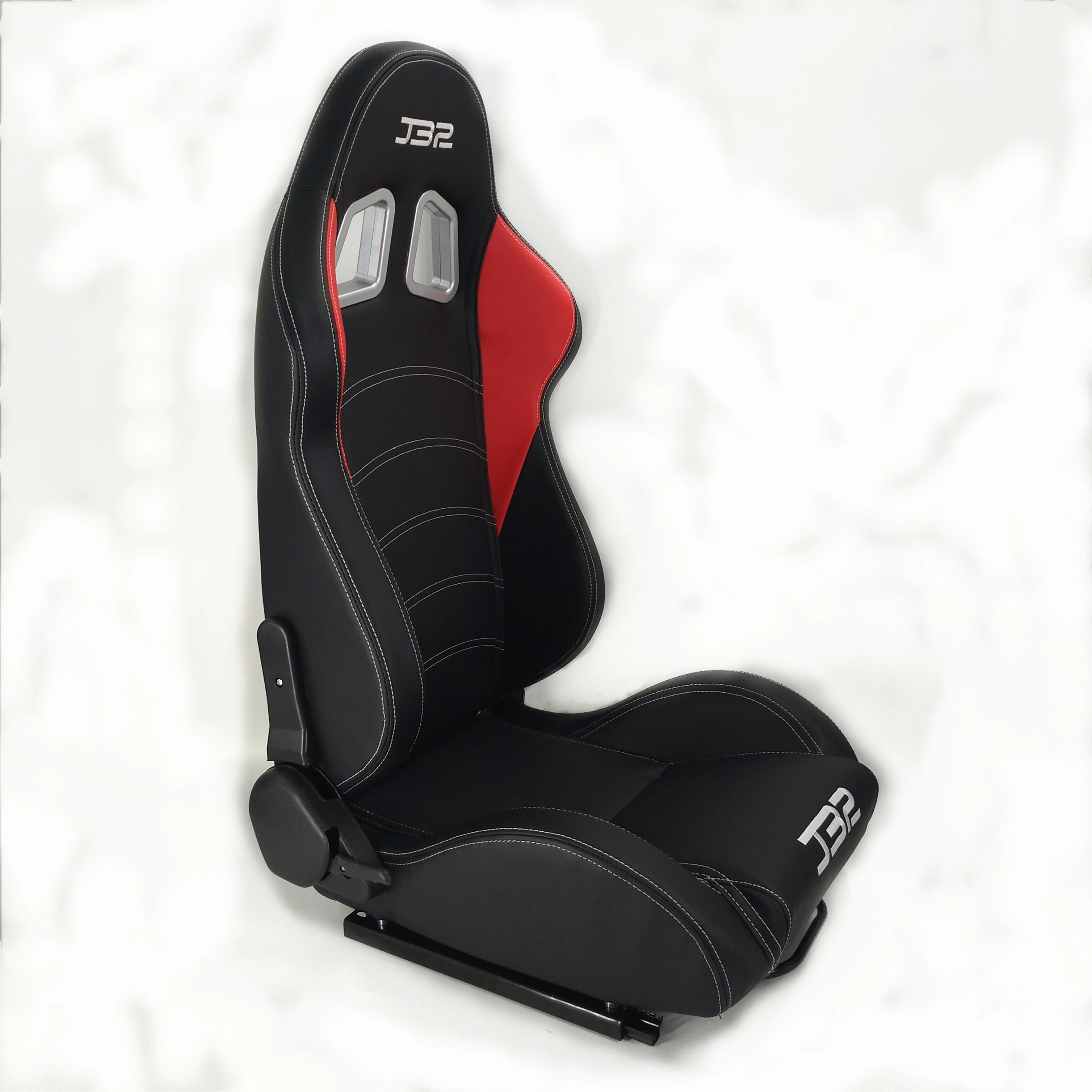 

Гоночное сиденье черное/красное из ПВХ-кожи с одним слайдером и одним регулятором для взрослых 1017