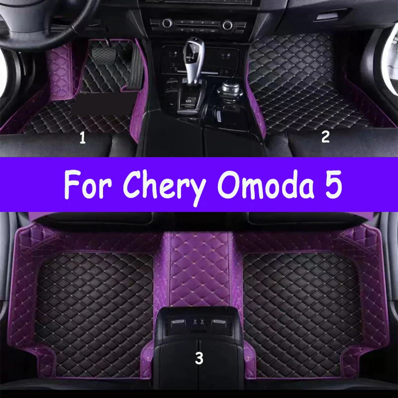

Luxury Car Floor Mats For Chirey Chery Omoda 5 C5 Fownix FX 2022 2023 2024 Waterproof Pads Car Carpet Floor Mats Car Accessories