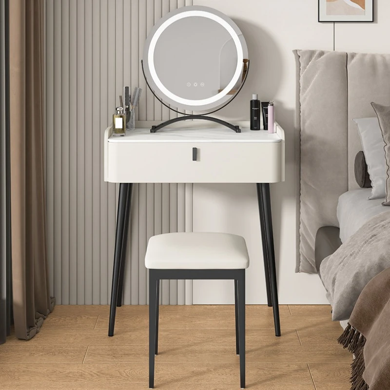 

Light luxury small dressing table modern simple apartment bedroom makeup vanity high-end mirror toaletka Interior furniture