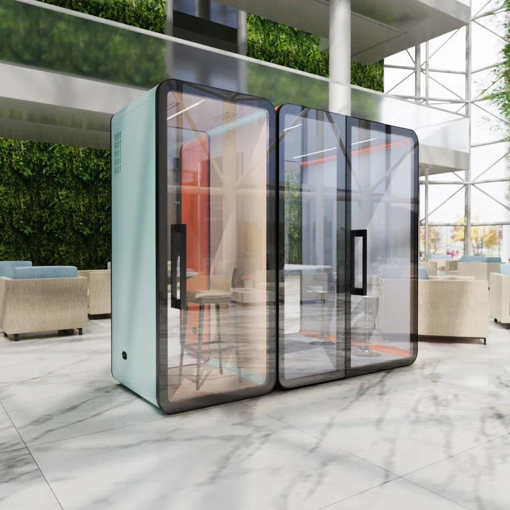 Sound Insulation Removable Building Compact Office Cabin For Flexible Working Space