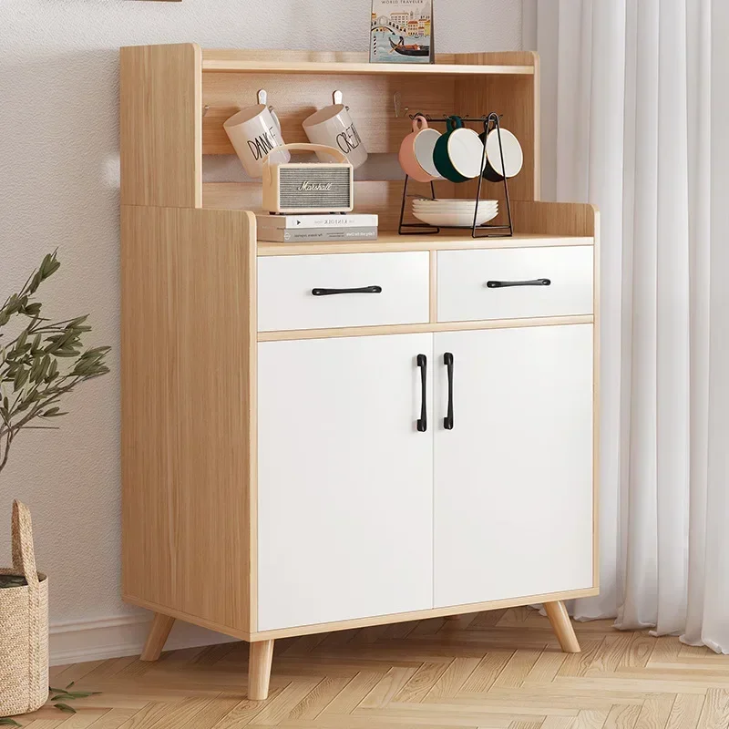 Nordic Kitchen Dish Cabinet Container Nordic Buffet Sideboard Cabinet Drawers Storage Modern Mutfak Dolapları Kitchen Furniture