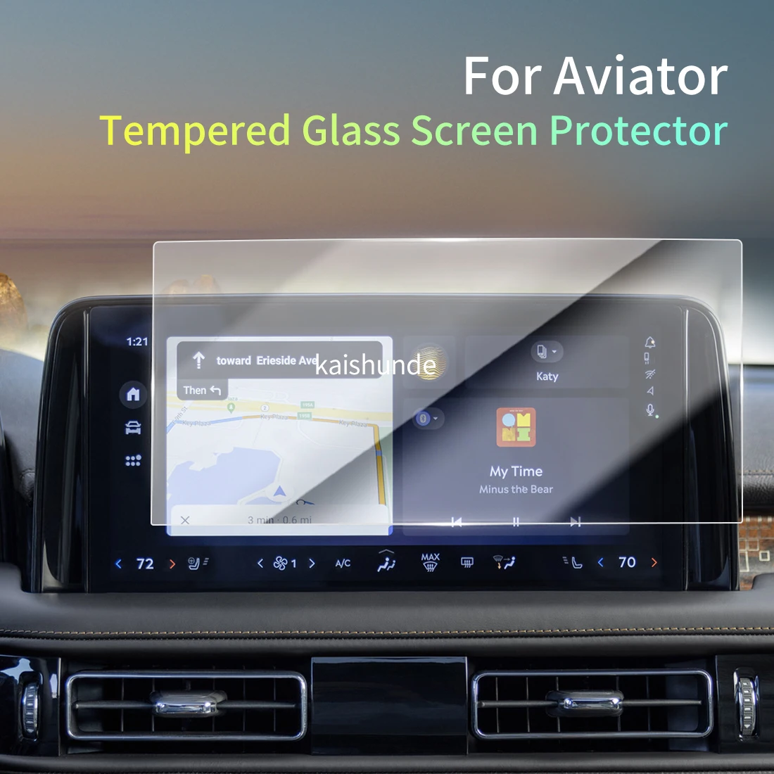 

Car Stickers Meters Protector For24 Chang'an Lincoln Aviator Tempered Glass Protective Film Display Navigation Vehicle