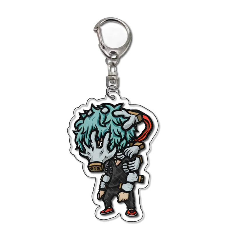 Boku no Hero Academia Keychain Arcylic Cartoon Figures Keyrings Anime Key Chain Accessories