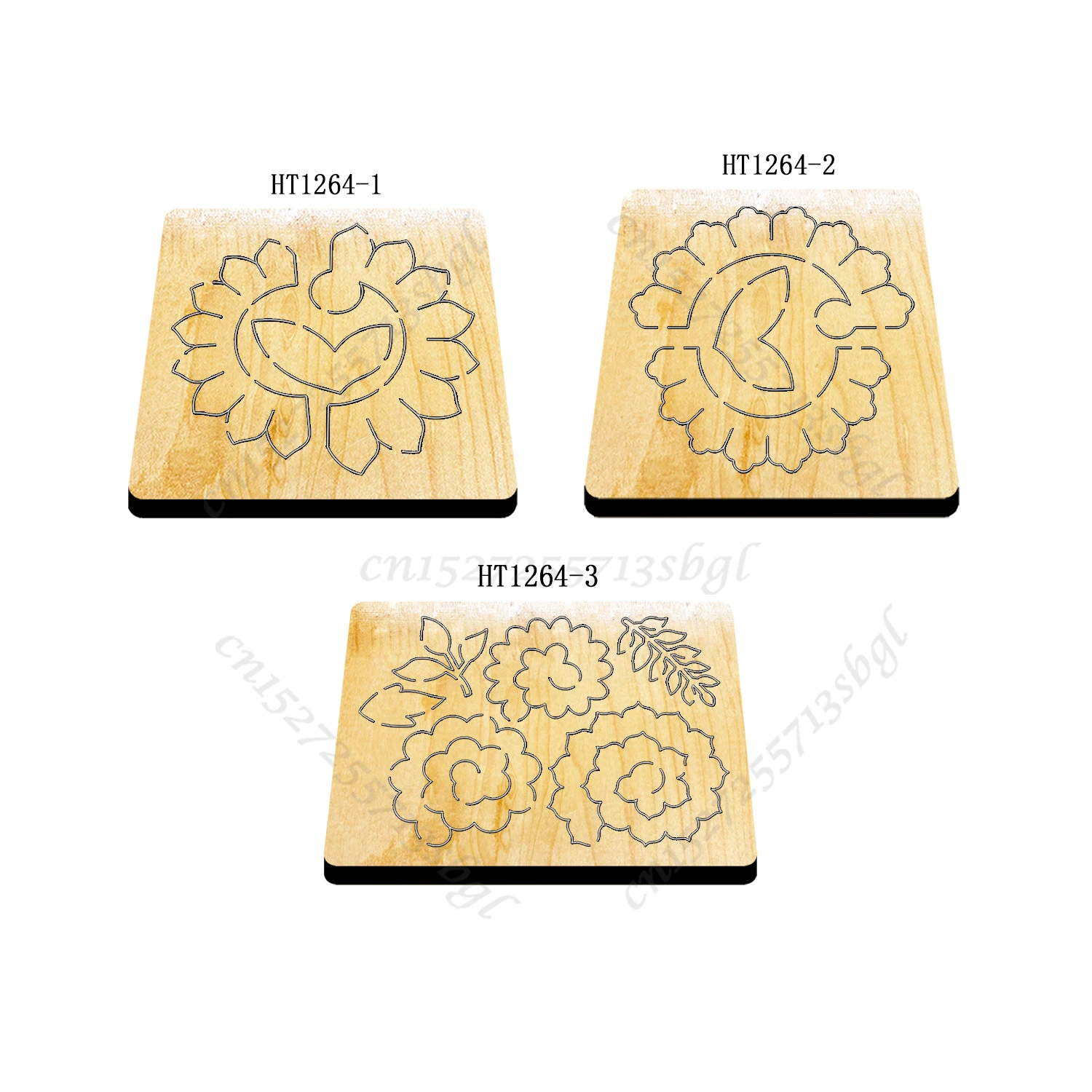 

Flowers Cutting dies - New Die Cutting And Wooden Mold,HT1264 Suitable For Common Die Cutting Machines On The Market.