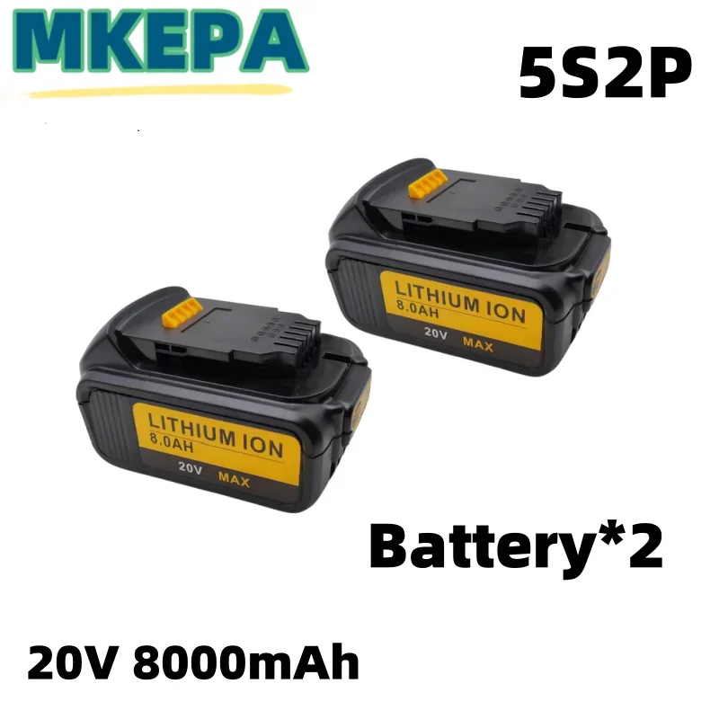 2024 neues 20 V 5 s2p 8000mah max Batterie wechsel werkzeug für dcb184 dcb181 dcb182 dcb200 20 V 5a 20 Volt 20 V Batterie 3a Ladung