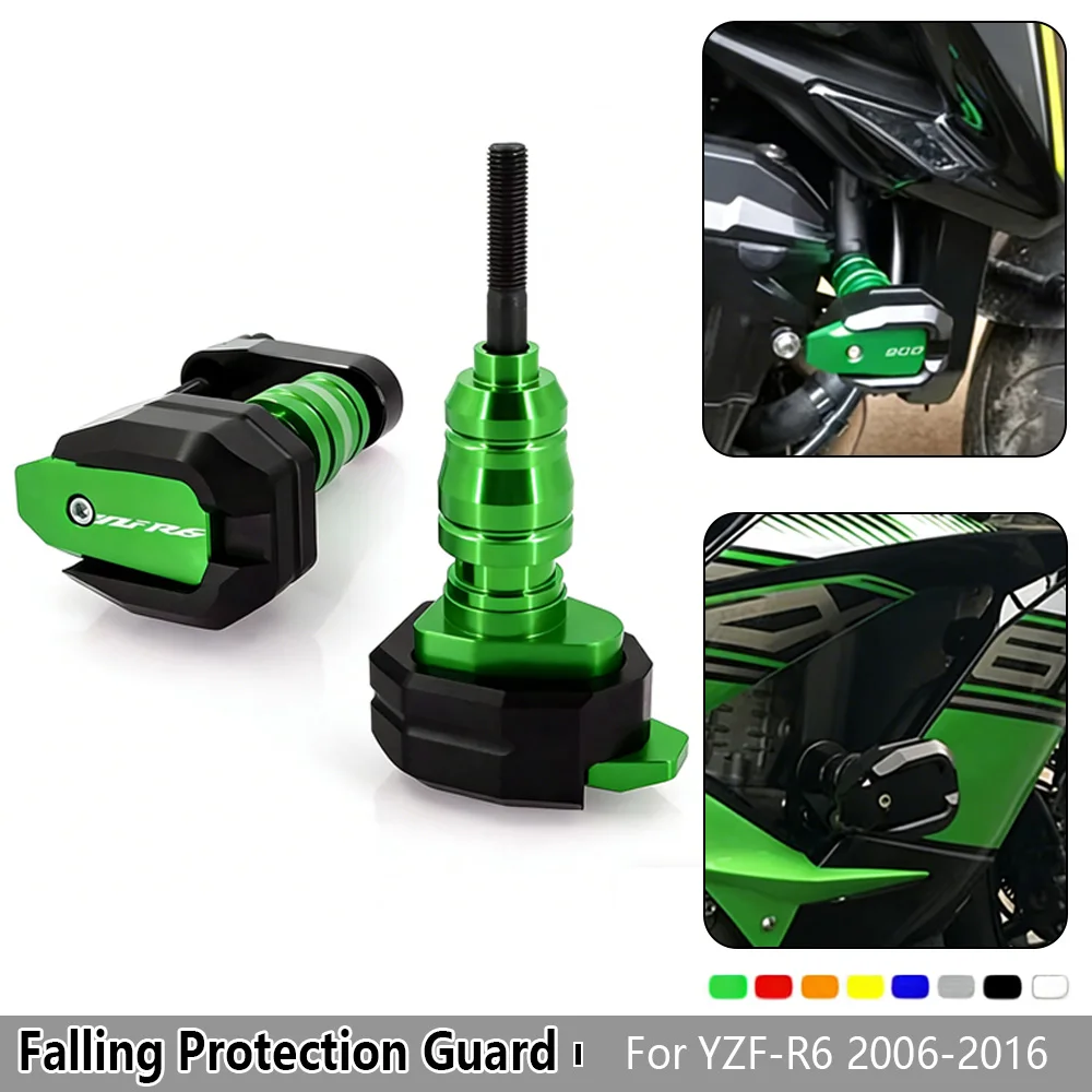 

YZF R6 2016 2015 Motorcycle Falling Protection Frame Slider Fairing Guard YZFR6 Crash Pad Protector For YZF-R6 2006-2016