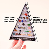 Mineral Rock Crystals Gift Box Gemstone Healing Energy Stones Irregular Shape Natural Specimen Collection