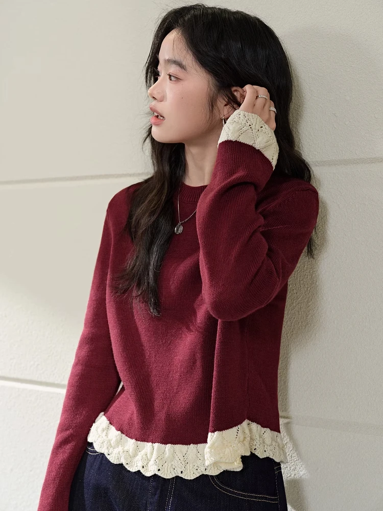 

Женские пуловеры больших размеров из шерсти: прочные, однотонные, крепкие, мощные, осенние, чистые, дезинфицированные, стерилизованные 2026