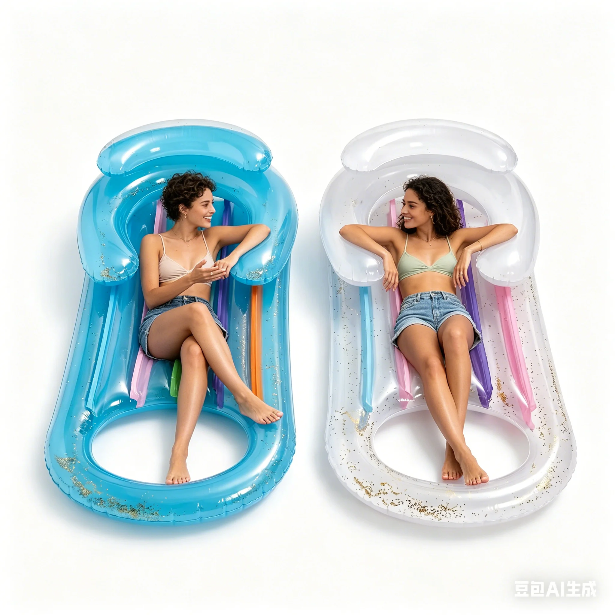 

Summer Eco-friendly PVC Hot Air Inflatable Swimming Pool Float Bed Children's Thick Foldable Mattress Children's Pools