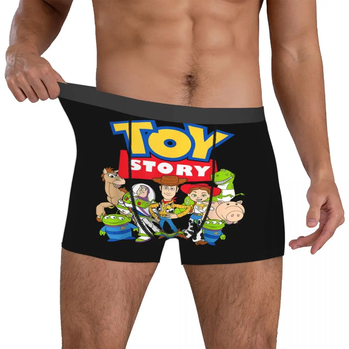 

Custom Toyes Anime Storyes Boxer Shorts For Men 3D Printed Woody Buzz Lightyear Jessie Underwear Panties Briefs
