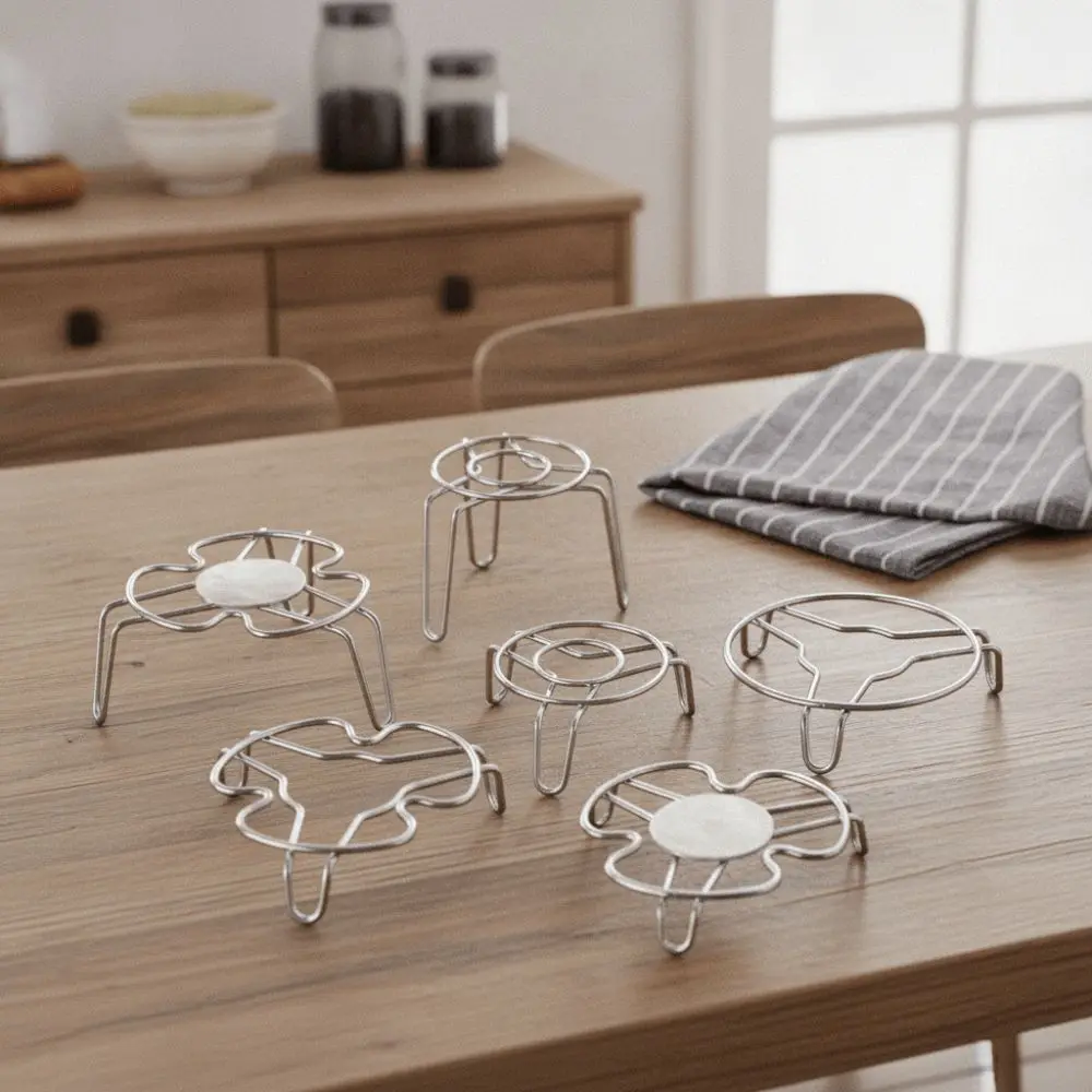 Multifunctional Steam Rack Reusable Raised Leg Structure Mini Steam Rack Compact Heat Resistant Steaming Rack Small Pot Cooking