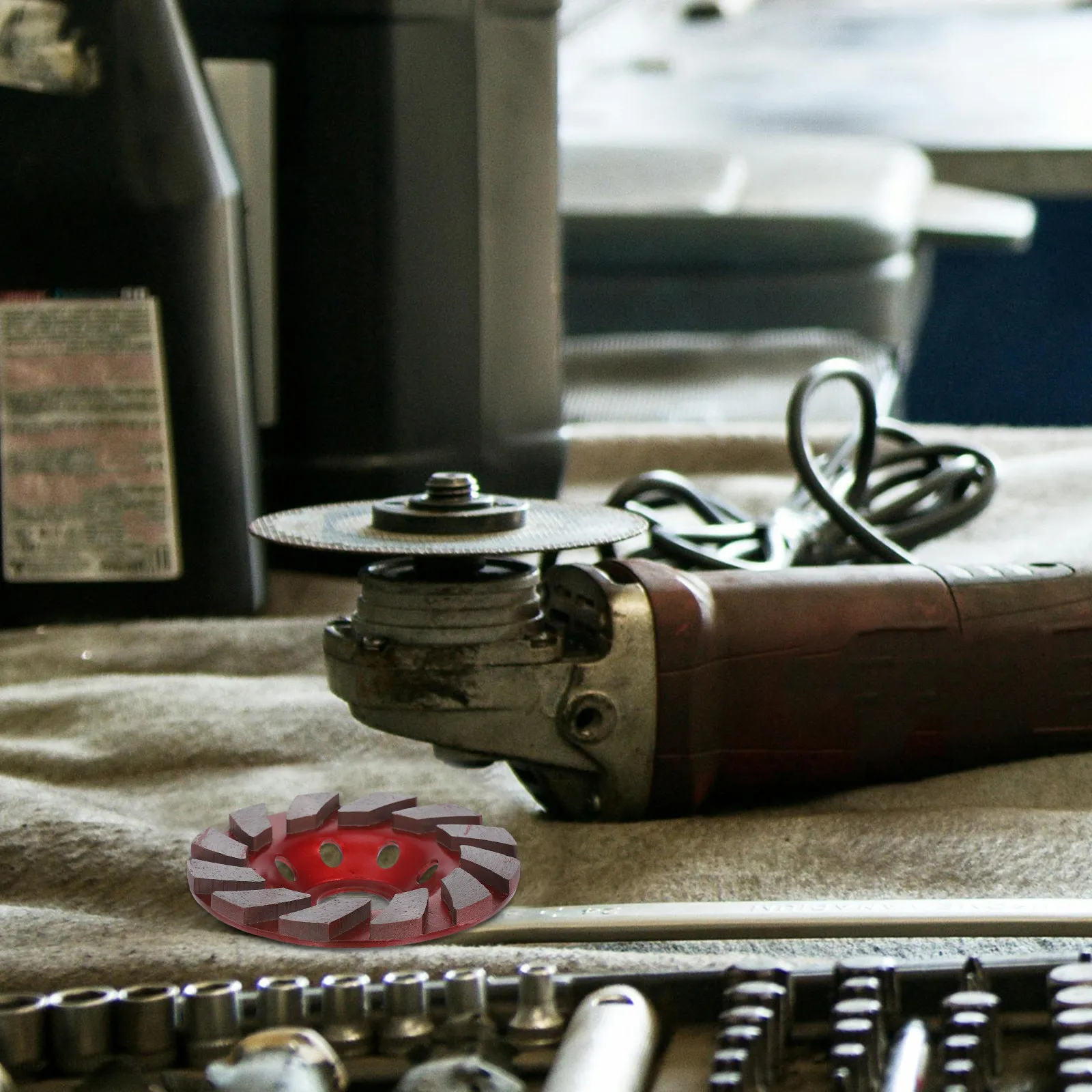 

Quartz Grinding Wheel Concrete Grinder Resurfacer Diamond Disc Tile Cement Buffing Marble Sanding