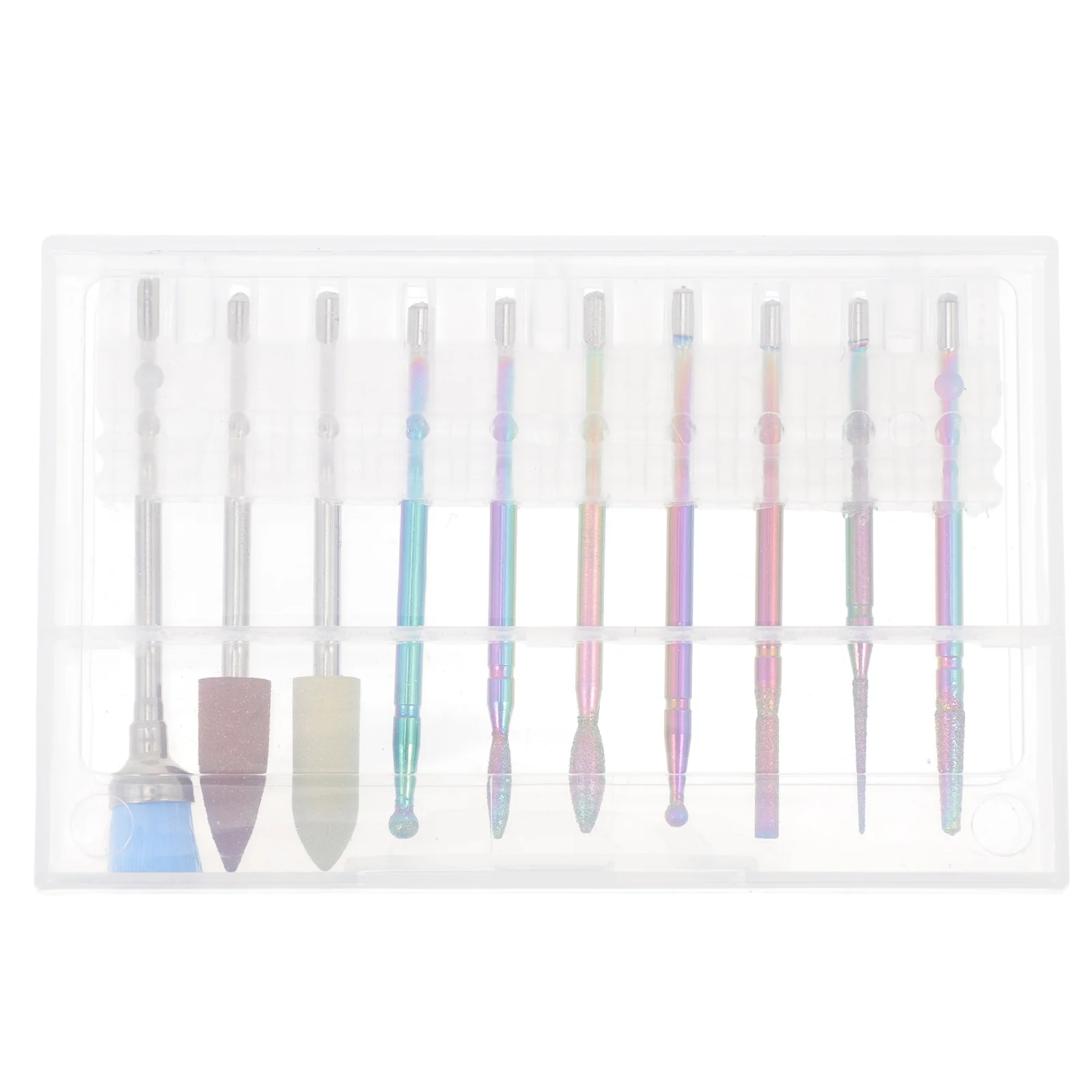 Zestaw frezów do paznokci, wytrzymałe końcówki do pilników do manicure, do zdobienia paznokci, czyszczenia lakieru, efektywna usuwanie martwego naskórka, frez do pedicure.