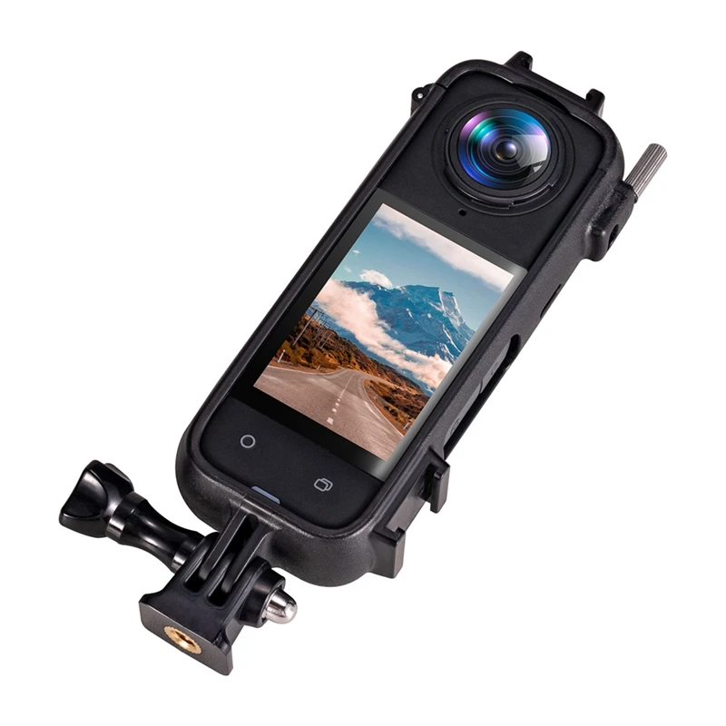 For Insta360 X4 Frame Cold Shoe Plastic Protective Frame Multifunctional Frame Cage Action Camera Accessories