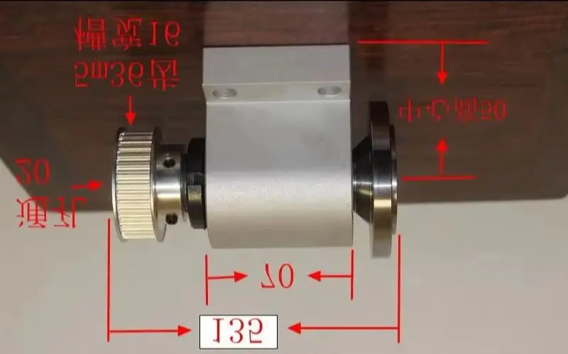 High-Strength 80 100 Lathe Spindle Assembly with through Hole 20 Center Height 50 Flange - Lathe Head Assembly