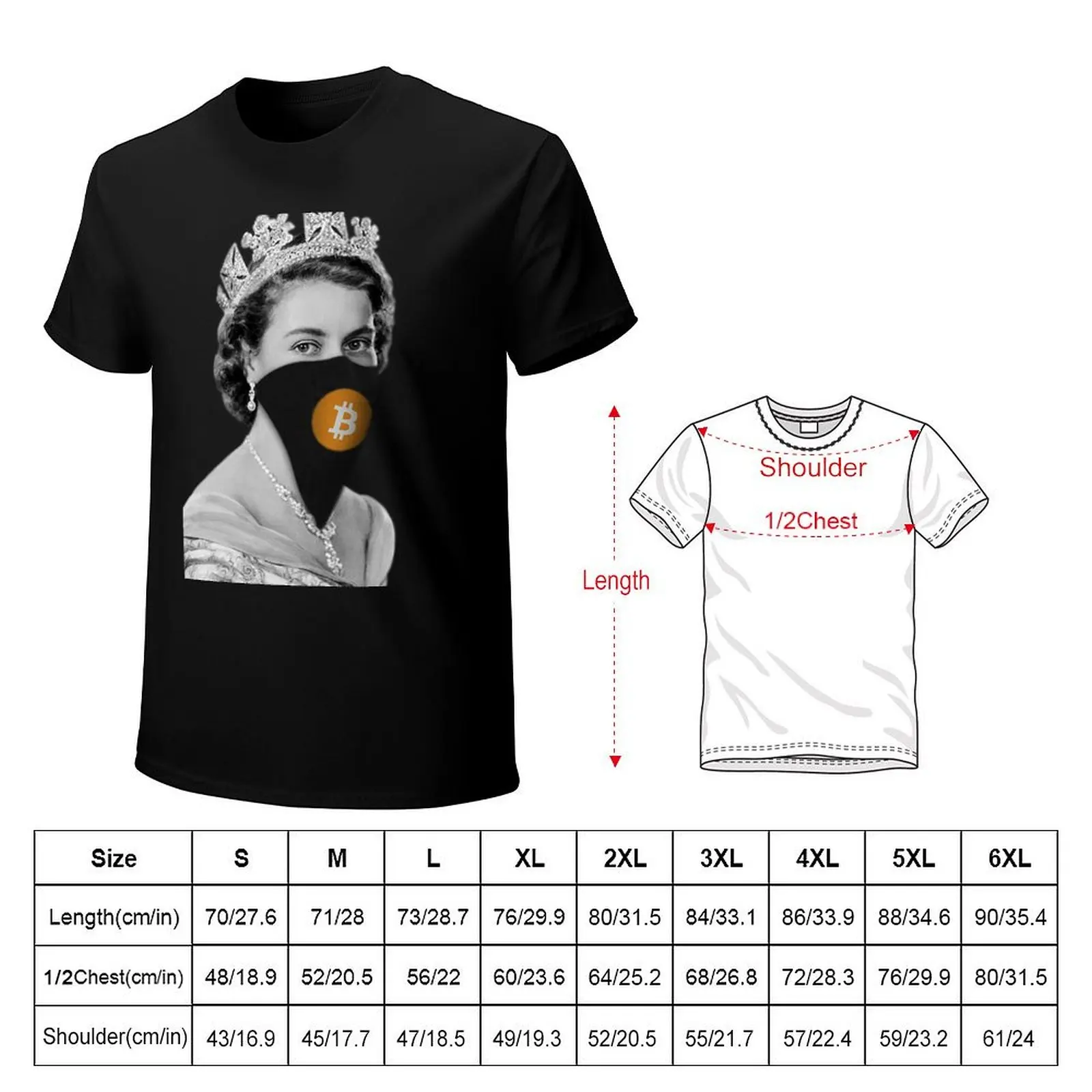Queen Bitcoin Bandit Geek T-Shirt Lightweight Hiking T-Shirt