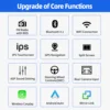 ESSGOO 9 インチタッチスクリーン 2 DIN カーステレオラジオ Android 14 ワイヤレス Carplay Android 自動再生 GPS ナビ WiFi FM RDS SWC BT USB 2