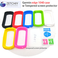 Garmin Edge 1040 GPS BIKE computer Silicone Rubber Protect Case cover w tempered Screen Protector Cheap For Garmin Edge 1040