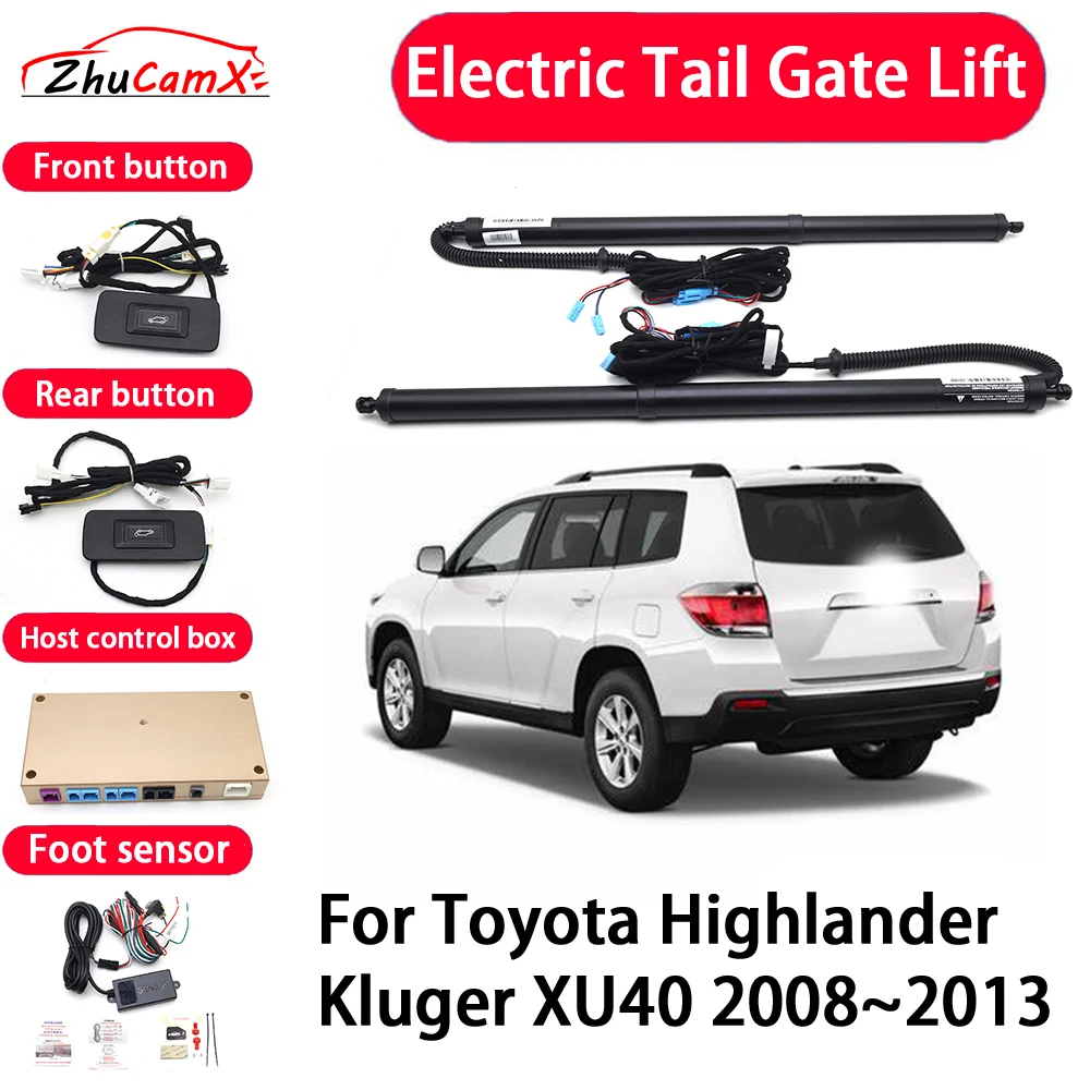 

ZhuCamX Car Automatic Electric Tail Gate Lift Tailgate Assist System for Toyota Highlander Kluger XU40 2008~2013