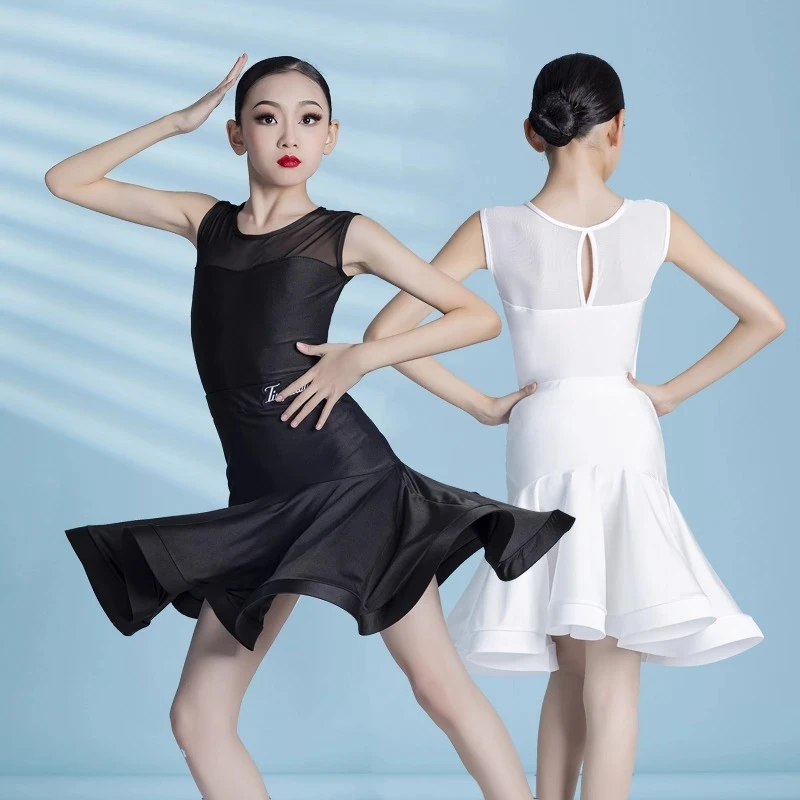 

Line Dance Costume New Products Latin Dance Dress Black Dancewear New in Dresses New Latin Dance Suit Latin Competition Suit