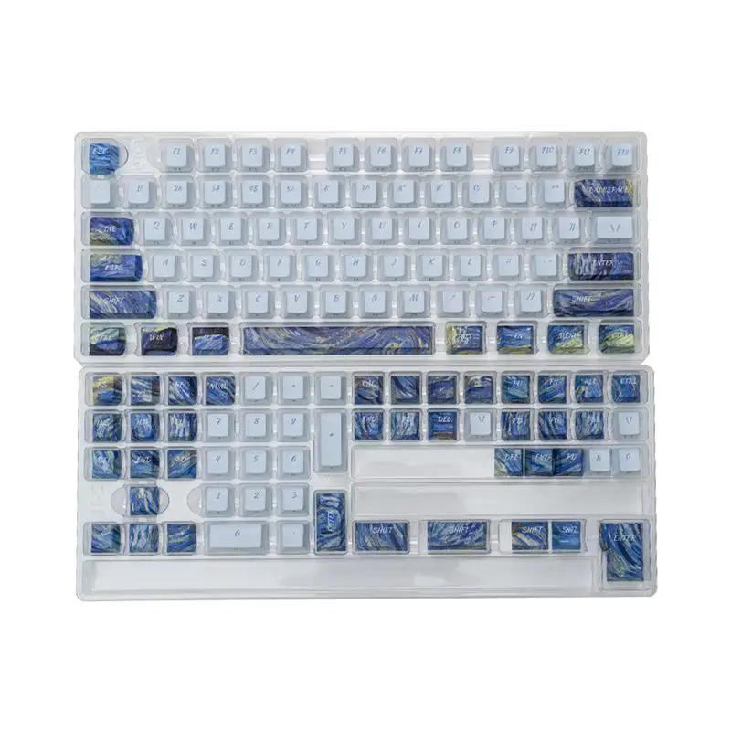 Themazijde Gegraveerde Keycap Originele Hoogte Vijfzijdige Hot Sublimatie Pbt Materiaal Gepersonaliseerde Toetsenborddop Kleine Volledige Set